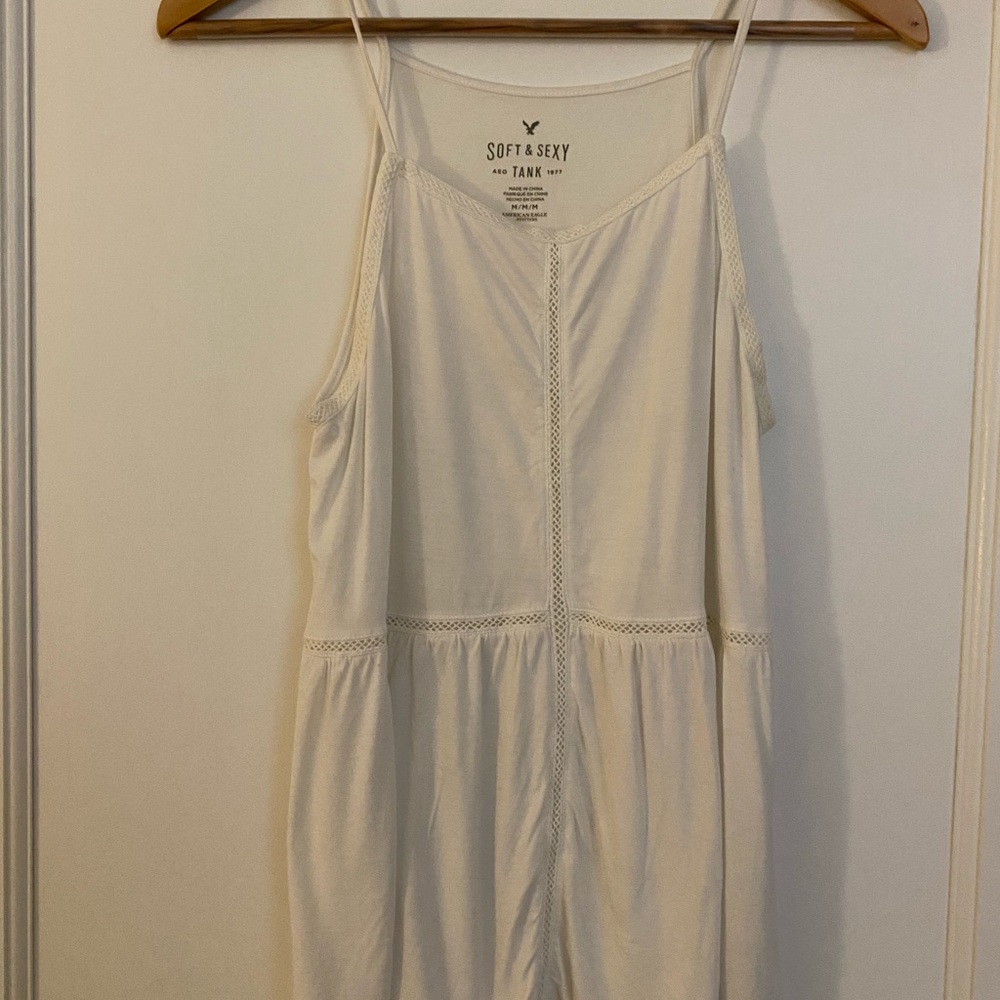 White dress tank